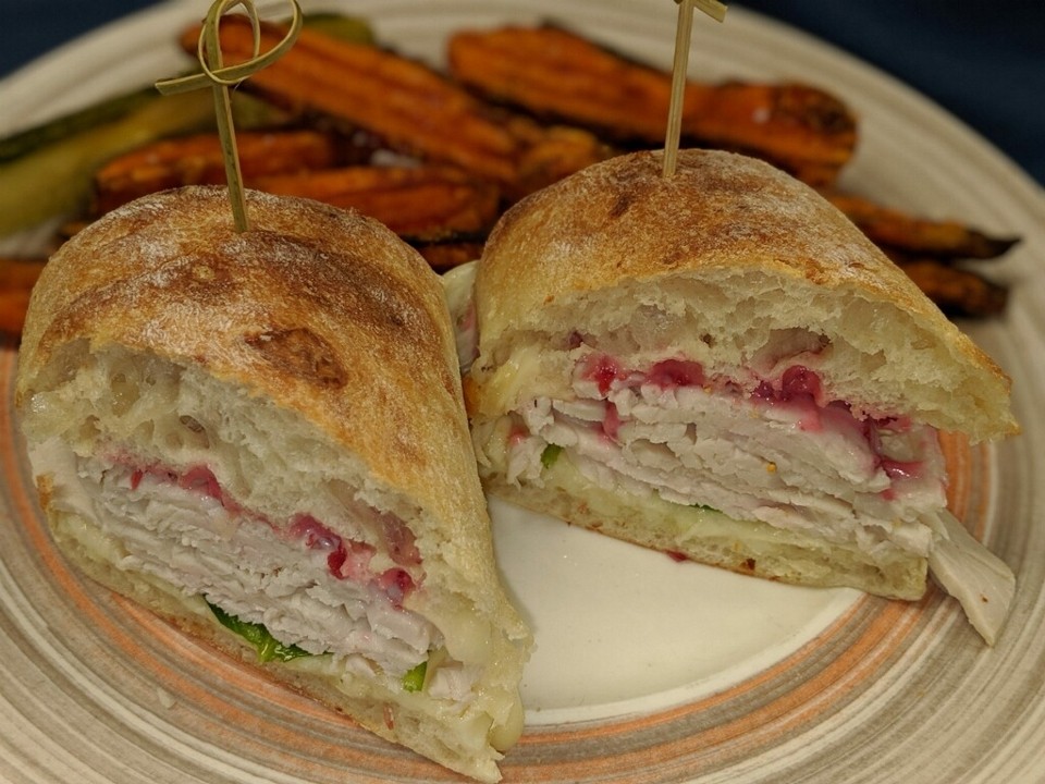 Roast Turkey & Cranberry Sandwich