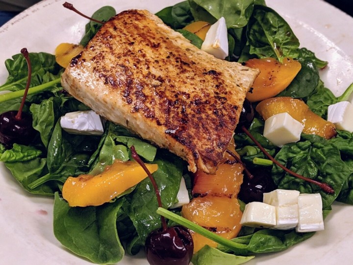 Loveland Bay Peach & Mahi Salad