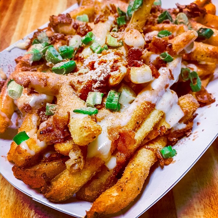 Spicy Bacon Cheese Fries