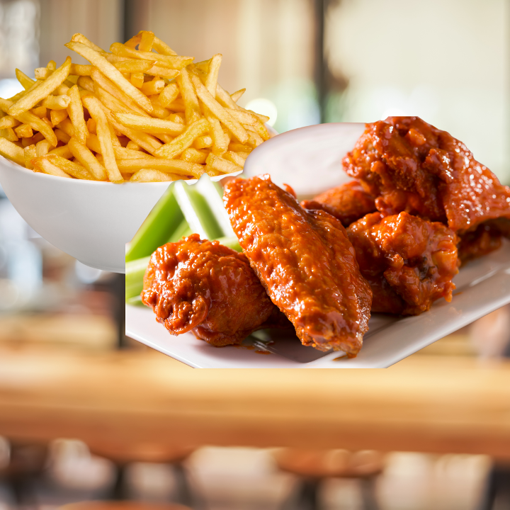 Wings + Fries