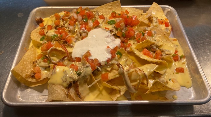 Smokehouse Nachos w/ pork