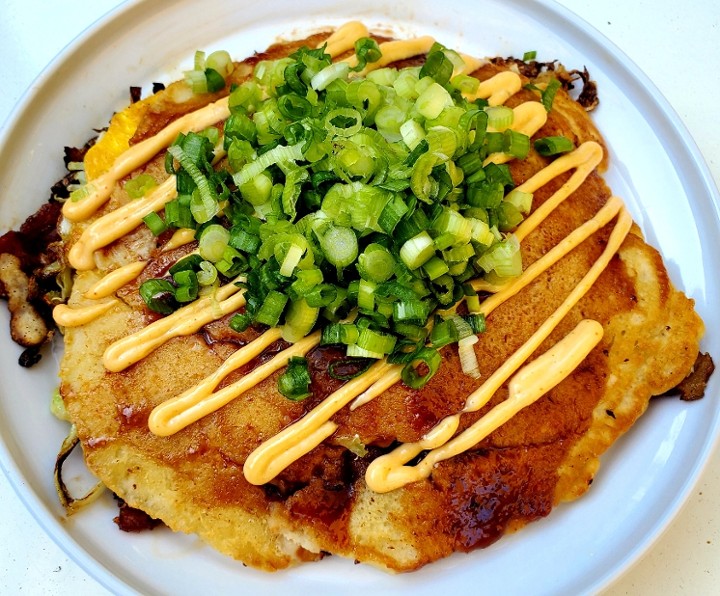 Hiroshima Style Cabbage Pancake