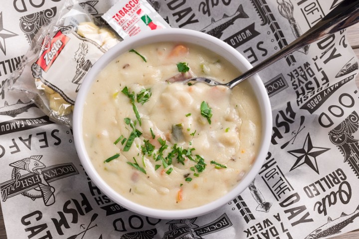 Rock’N Fish Grill New England Clam Chowder CUP