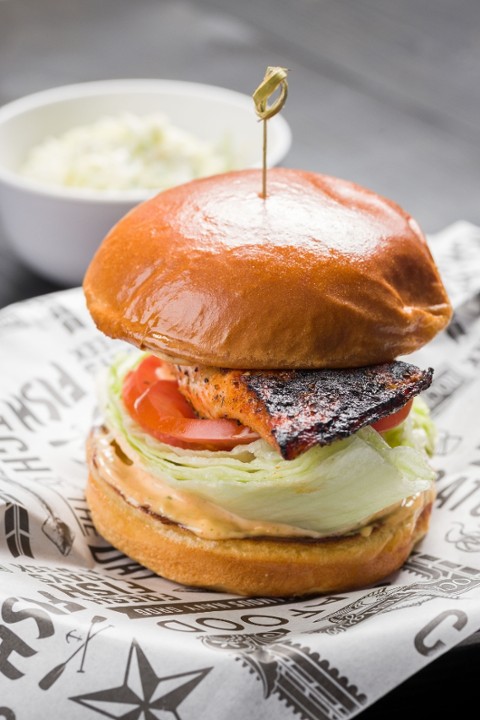 Blackened Salmon Sandwich