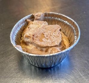 Peanut Butter/Nutella Semifreddo (Frozen Mousse)
