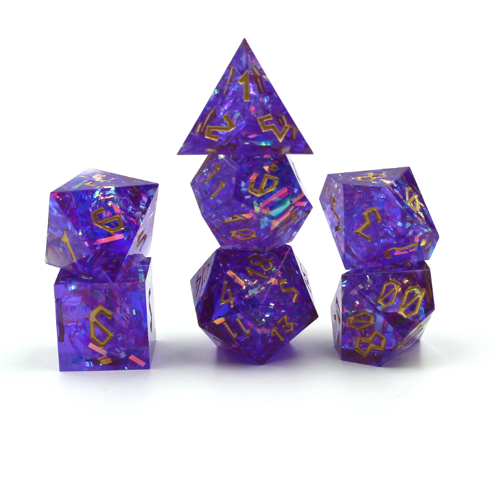 Dice Dungeons: StarGlow Purple Sharp Edge