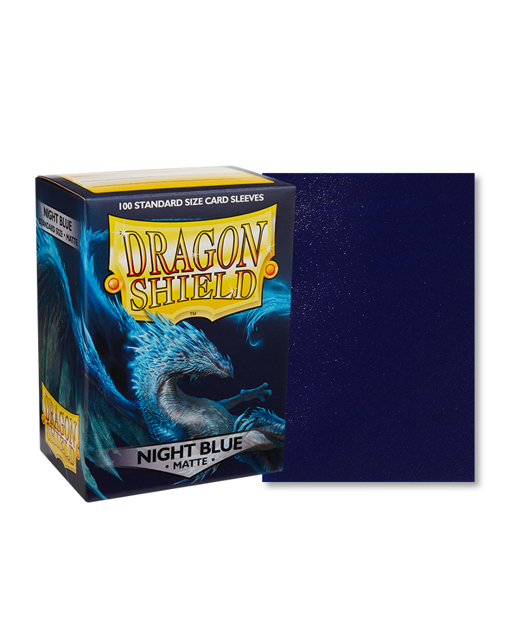 No Land Beyond - Dragon Shield: Night Blue Matte
