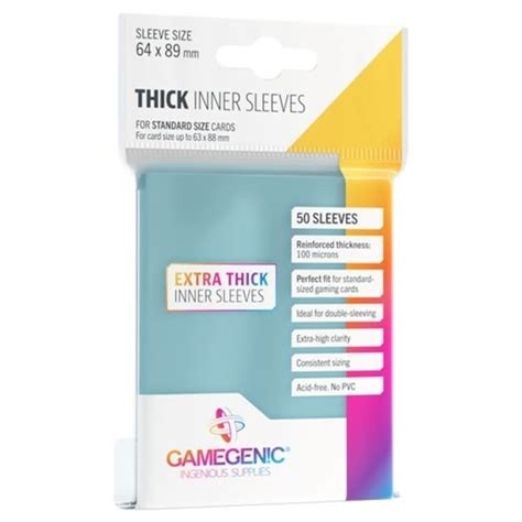 Gamegenic THICK Inner Sleeves