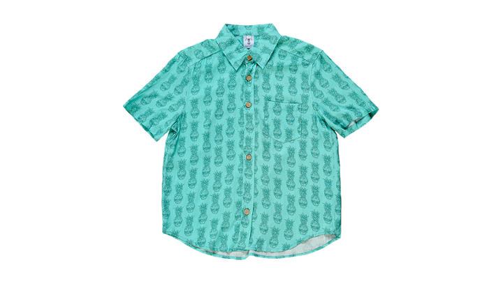 Aloha Shirt - Aqua