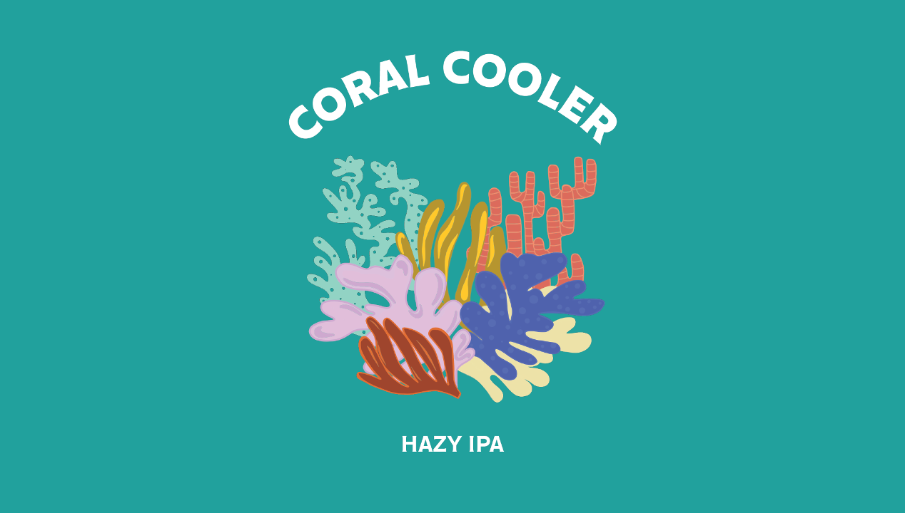Coral Cooler 40oz GROWLER FILL