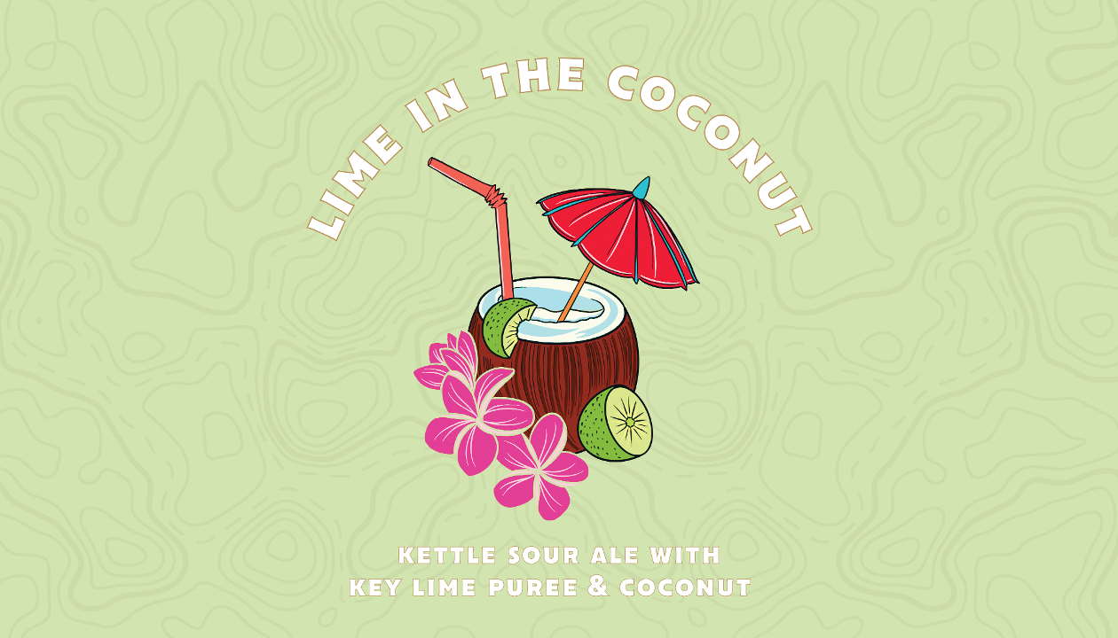 Lime in the Coconut 25oz CROWLER