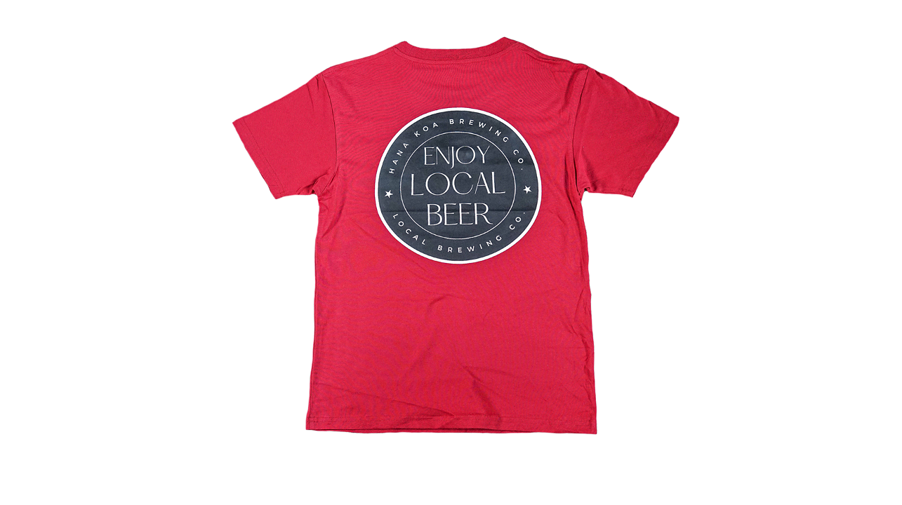 *60% OFF* Enjoy Local Beer T-shirt - Red