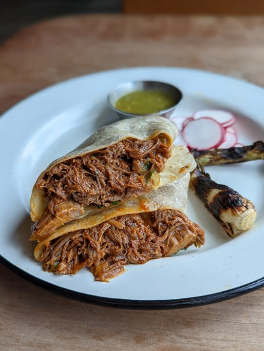 Lamb Barbacoa Burrito