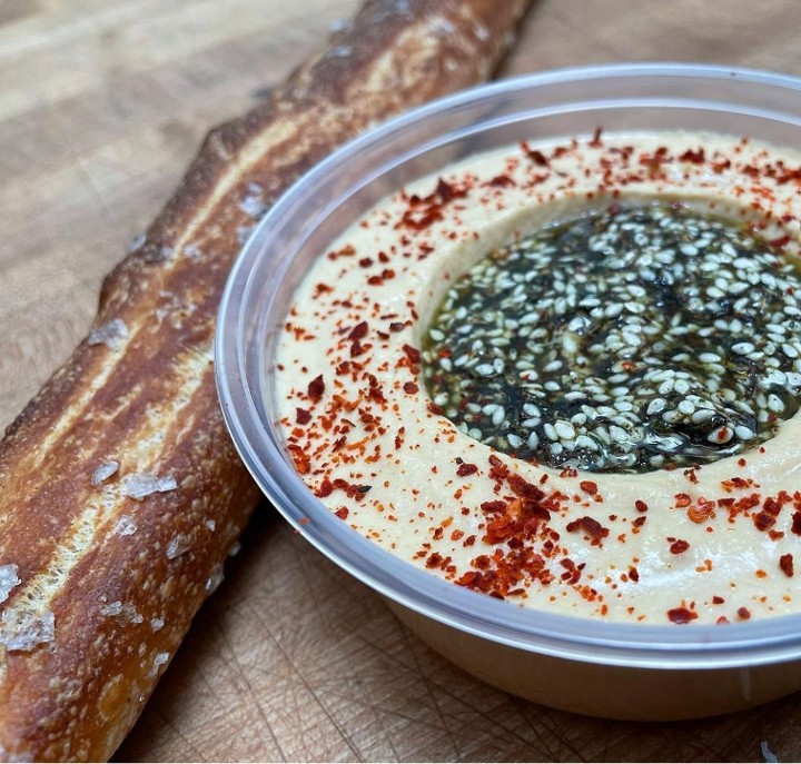 Hummus with Toasted Baguette