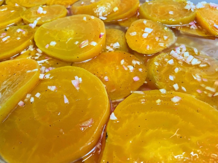 Marinated Golden Beets