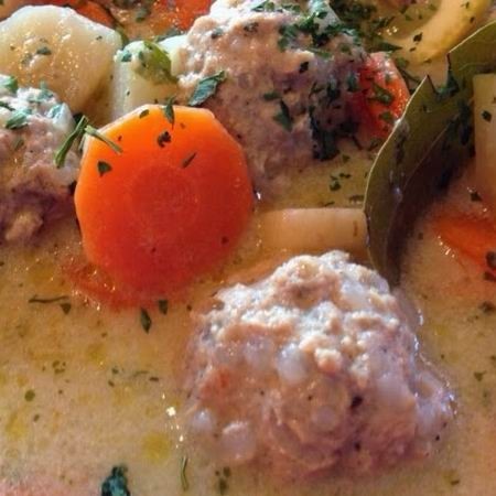 Transylvanian Meatball soup