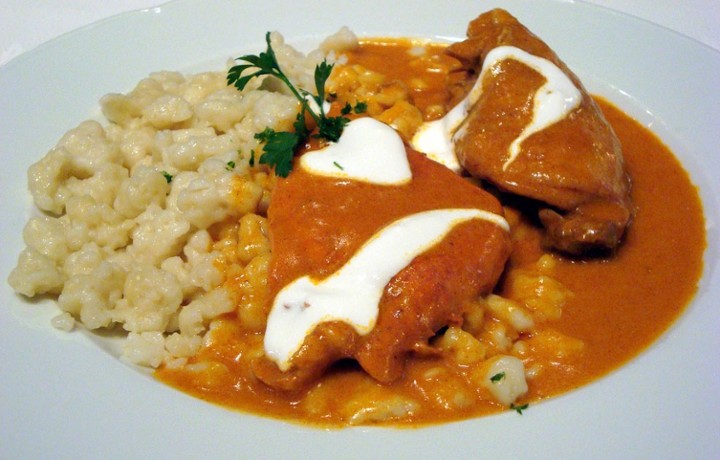 Chicken paprikasch
