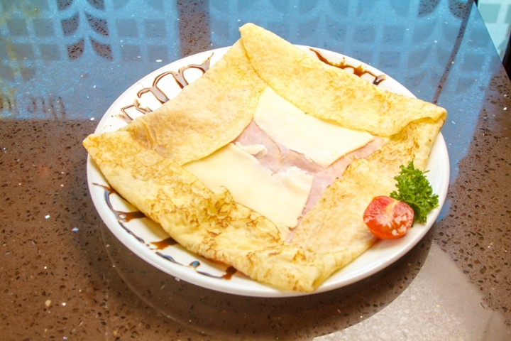 Crepe Ham and Cheese