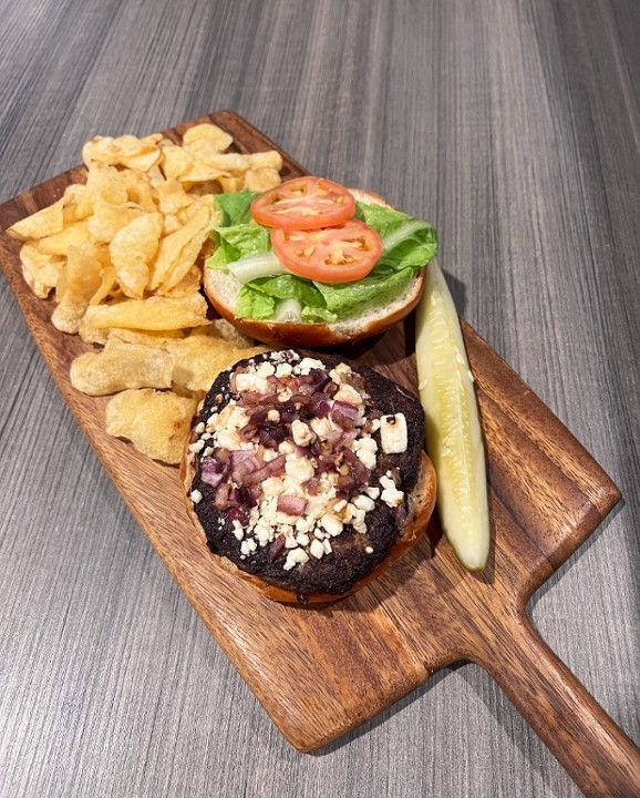 Goat Cheese & Guac Burger