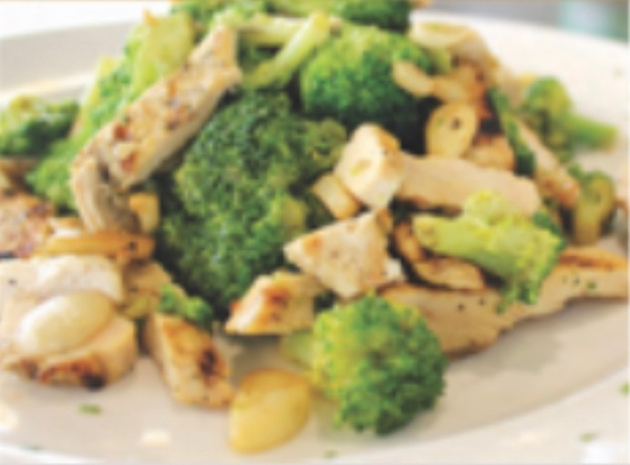 Grilled Chicken w/ Sauteed Broccoli