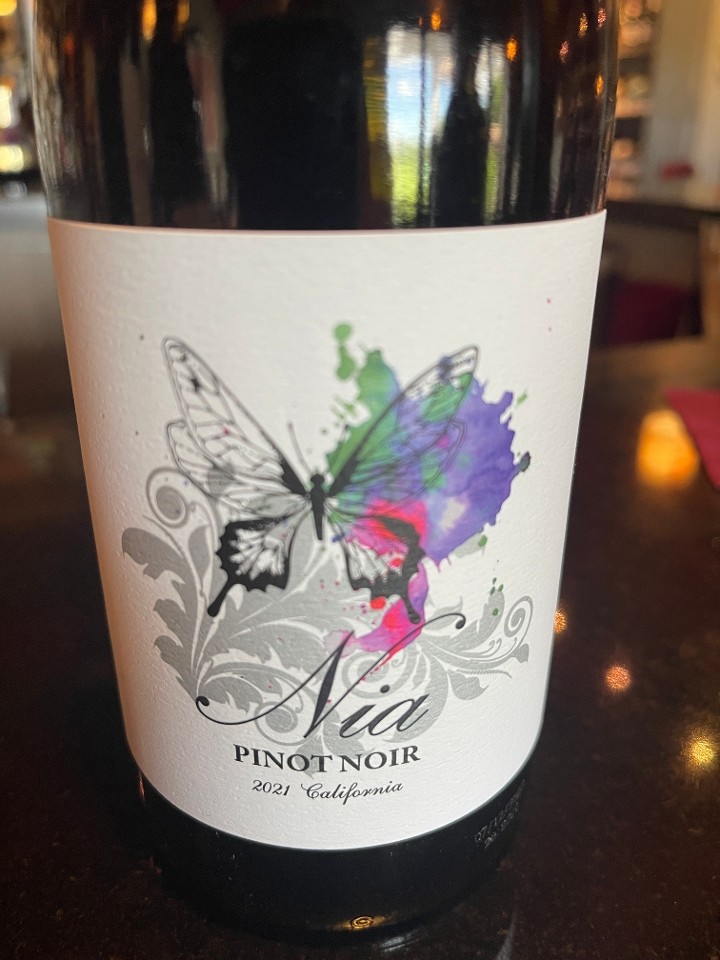 #7 - Nia Wine Cellars Pinot Noir, 2021, California