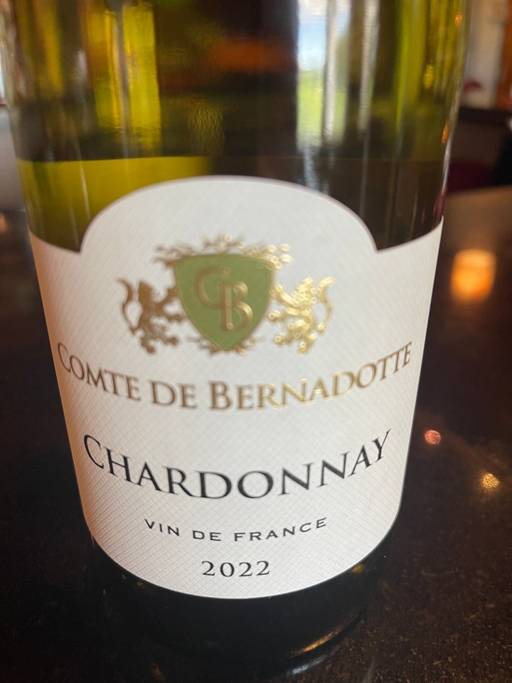 #5 - Comte de Bernadotte Chardonnay, 2022, Vin de France