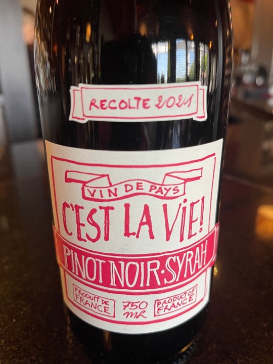 #7 - C'est La Vie Pinot Noir Syrah, 2021, Languedoc, France