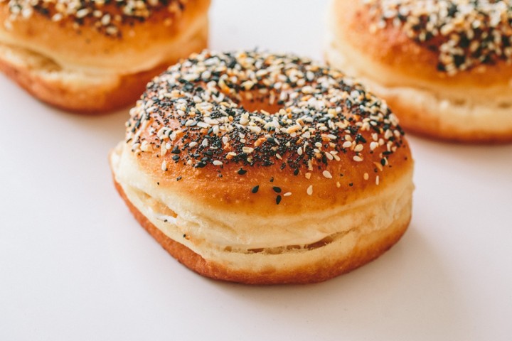 ALL EVERYTHING BAGEL DOUGHNUTS