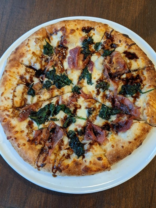 Prosciutto & Spinach Pizza