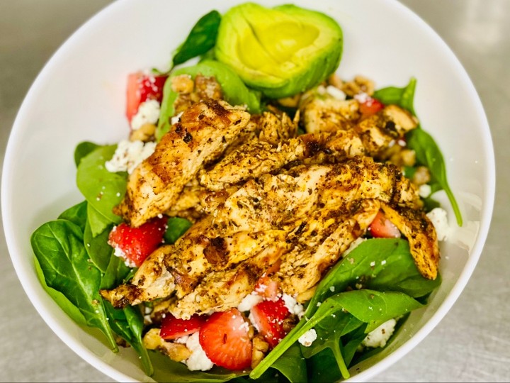 Strawberry Spinach Salad