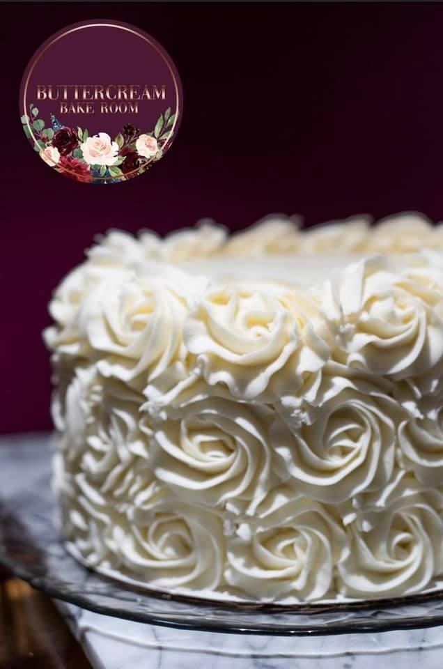 Whole White Wedding Cake