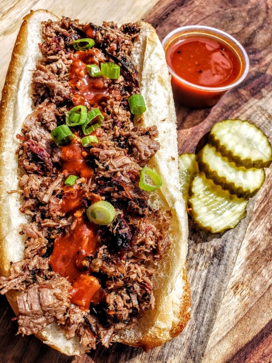 Chopped Brisket Sandwich