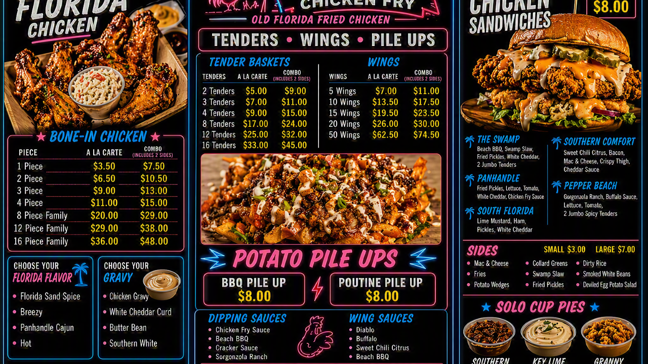 Florida Chicken Fry- John Young Parkway 3600 South John Young Parkway