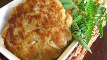 Half Portion Crab Cake Platter