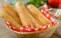 Basket of Bread Sticks