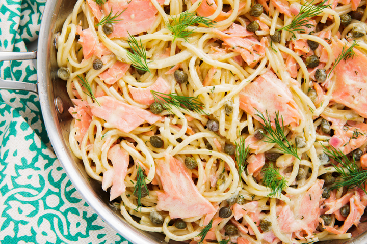 Pasta Smoked Salmon