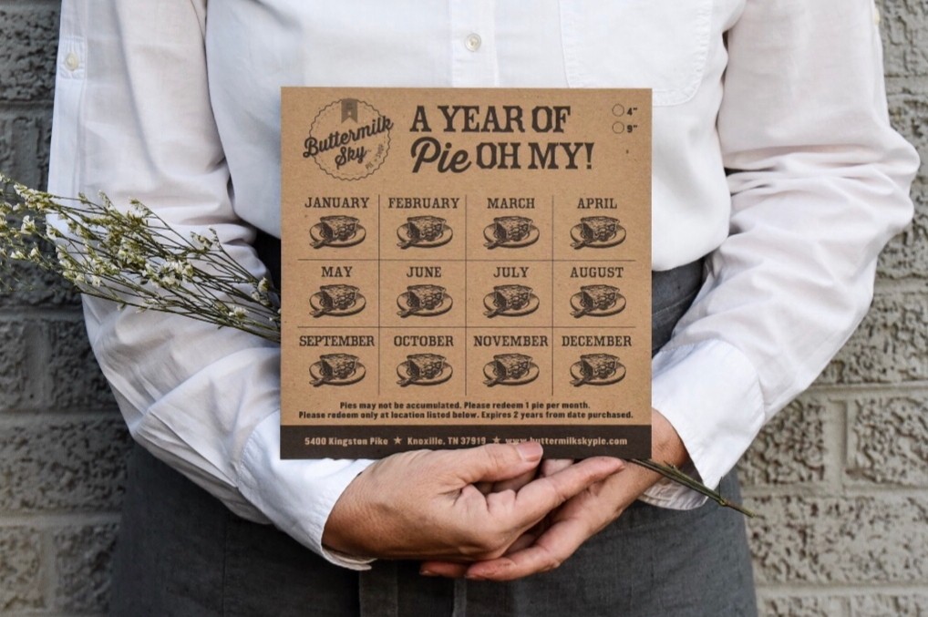 9” Year of Pie Card
