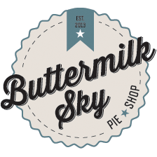 Buttermilk Sky Pie Shop Bearden (old) logo