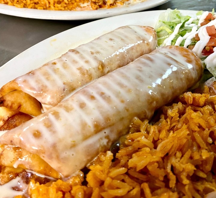 Grilled Chicken Chimichangas