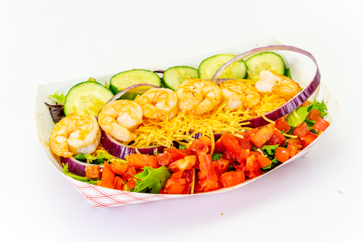 Chef Salad w/ Sautéed Shrimp