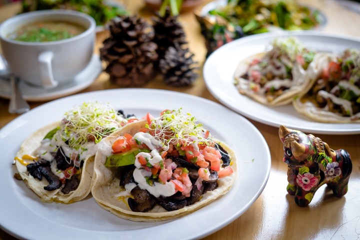 Polish Mushroom Potato Tacos