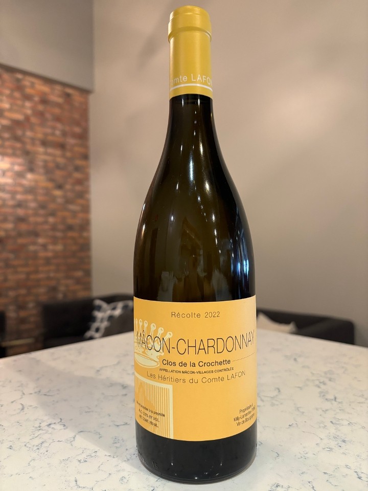 Chardonnay | Les Heritiers du Comte Lafon | Clos de La Crochette | Macon-Chardonnay | Burgundy, France | '22