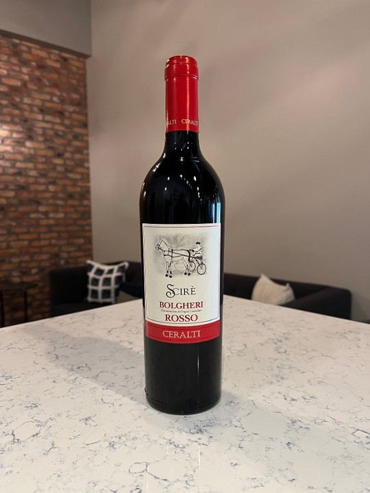 Cabernet Sauvignon, Merlot | Ceralti  | Scire Rosso | Bolgheri, Italy | '21