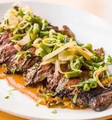 Carne Asada Con Hongos