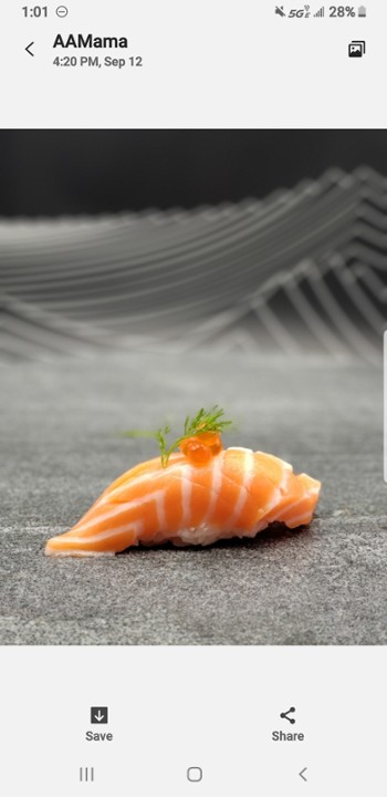 ORA KING SALMON (belly) NIGIRI