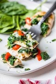 Grilled Chicken & Spinach