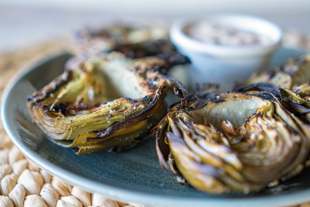 Naked Grilled Artichokes