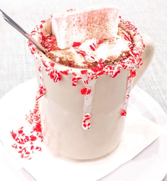 Peppermint Marshmallow Hot Chocolate
