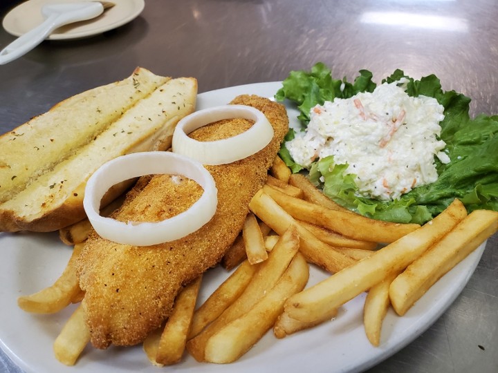 Fried Catfish Fillet Dinner