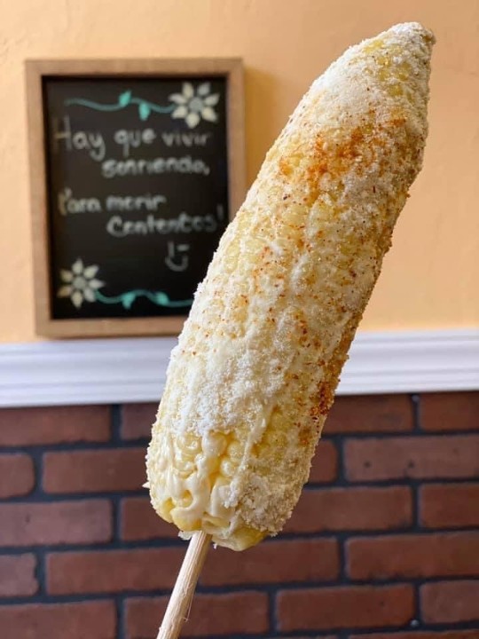 Elote. corn on the cob